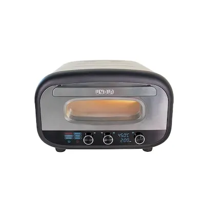 Unold Pizzaofen Alfredo 68806 - Miniofen für Pizzen bis 30 cm, mit 1700 W Leistung und hochwertigem Pizzastein für perfekte Ergebnisse in nur 2 Minuten. Ideal für Pizza- und Flammkuchenliebhaber!