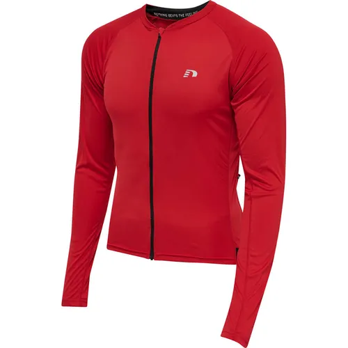 newline MENS CORE BIKE L/S JERSEY - Trikot für Radfahrer mit durchgehendem Reißverschluss, reflektierenden Details und praktischer Reißverschlusstasche. Ideal für optimale Bewegungsfreiheit und Sichtbarkeit bei Fahrten.