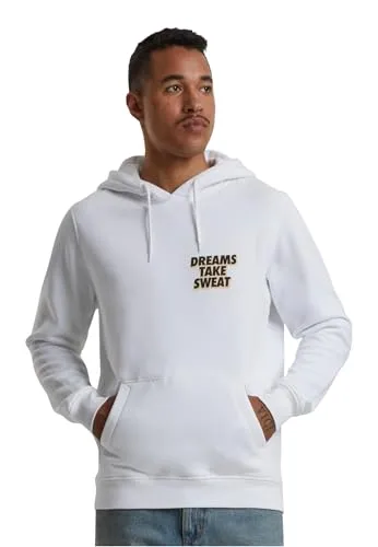 Mister Tee Herren Vintage Ballin Hoodie White, XL - Kapuzenpullover für Herren mit bequemer Kängurutasche, ideal für lässige Outfits und Freizeitaktivitäten. Aus weichen Materialien gefertigt, bietet er eine angenehme Passform und verstellbare Kordelzüge.