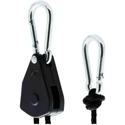 Aufhängung mit Karabinerhaken 2er Set bis 68 kg - Kleiner Karabiner