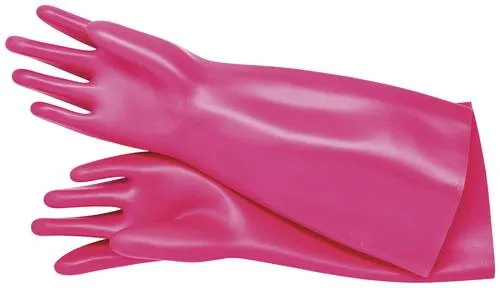 Knipex 98 65 42 Elektrikerhandschuh Größe 11 - 1 Paar - Arbeitshandschuhe für Elektriker, schützen zuverlässig bei Berührung spannungsführender Teile, Klasse 0 für maximale Sicherheit.