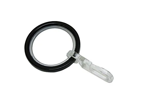 Gardinen- & Vorhangringe Schwarz von GARDINIA