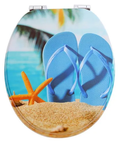 Vereg WC-Sitz Varianten, Toilettendeckel, Absenkautomatik, MDF Holzkern, Hochglanzoberfläche