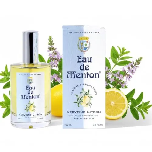Eau de Menton Verveine-Zitrone – Erfrischendes Eau de Toilette für Damen und Herren – 100 ml
