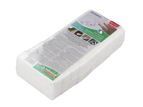 Bümag Schmutz-Radierschwamm, 10er-Set, Weiß