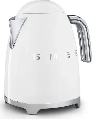 SMEG KLF03WHEU Wasserkocher - Retro-Design, 1,7 Liter Kapazität, mit Anti-Kalk-Filter und 360-Grad-Schwenkfuß für einfaches Ausgießen
