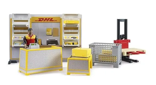 bworld DHL Paketshop, Spielgebäude von BRUDER