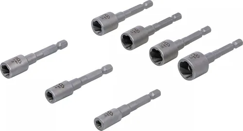 Ausdreh-Satz für Schrauben und Muttern | Antrieb Außensechskant 6,3 mm (1/4