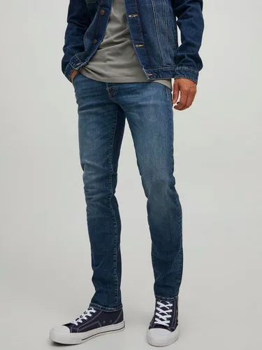 Jack & Jones Slim-fit-Jeans JJIGLENN – Slim-Fit-Jeans mit niedriger Leibhöhe Used, modisch, slim fit, Denim/Jeans