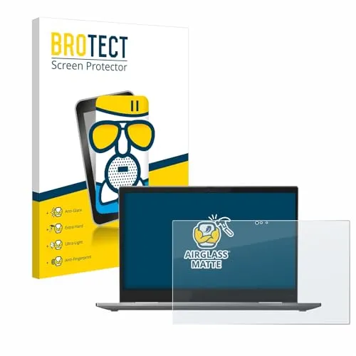 BROTECT Entspiegelungs Schutzglas für Lenovo ThinkPad X1 Yoga (5. Gen.) - Displayschutz für tragbare Computer, extrem kratzfest mit 9H Härte und Anti-Reflex-Beschichtung für störungsfreies Arbeiten.