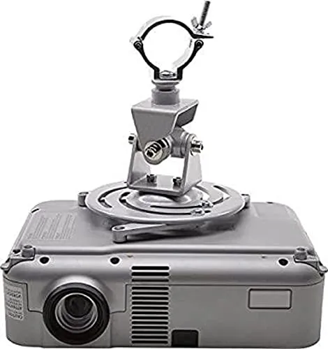 RIGGATEC 608153380 - Universal Beamer Halterung - Beamer-Halterungen für die einfache Deckenmontage, TÜV-zertifiziert, drehbar und neigbar, geeignet für alle gängigen Beamer-Hersteller und bis 100 kg belastbar.