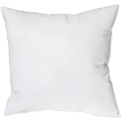 BettwarenShop Dekokissen Sofakissen Füllkissen Federkissen fest 50x50 cm - weiß