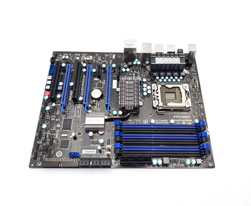 MSI X58 Pro-E Mainboard - Mainboard für Intel LGA 1366, unterstützt i7 Prozessoren, ideal für leistungsstarke Gaming- und Arbeits-PCs.