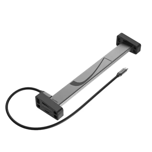 Hama 00200149 Hub in Schwarz und Grau - Praktischer Hub für die einfache Verbindung mehrerer Geräte, kompakt und ideal für den täglichen Einsatz.