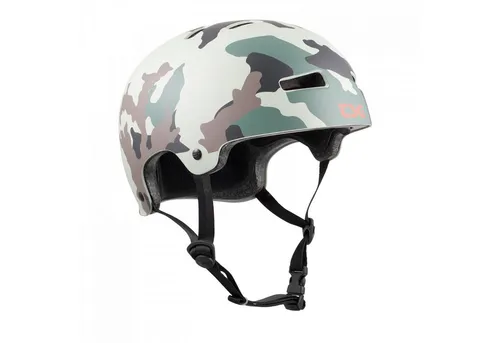 TSG Skatehelm Evolution Graphic Design S/M (54-56cm) - Robuster Hartschalenhelm für Skateboard und Radfahren, mit 14 Belüftungsöffnungen und individuell anpassbarem 'Tuned Fit System' für optimalen Komfort und Sicherheit.