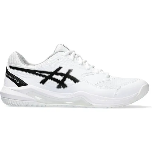 ASICS Gel-Dedicate 8 Sneaker für Herren - Robuste Synthetik-Sneaker mit strapazierfähiger Außensohle für optimale Stabilität auf Hartplätzen. Ideal für schnelle Bewegungen und ein hervorragendes Preis-Leistungs-Verhältnis.