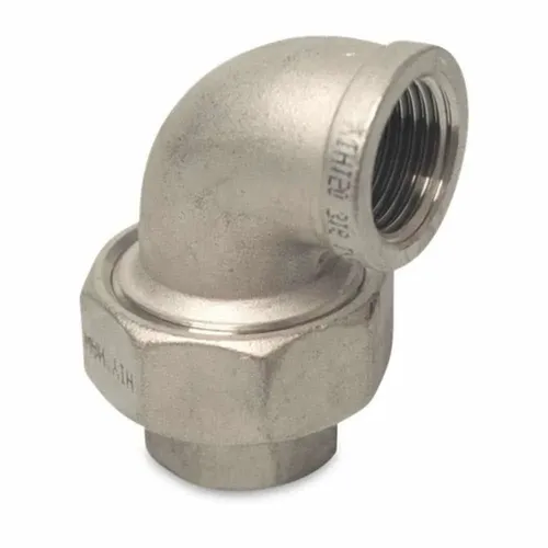 Edelstahl Winkelverschraubung 90° 2' IG konisch Gewindefitting - Winkelverschraubung aus hochwertigem Edelstahl 316, ideal für Küchen- und Sanitärinstallationen. Rostfrei und korrosionsbeständig, sorgt für eine langlebige Verbindung bei einem maximalen Betriebsdruck von 10 bar.