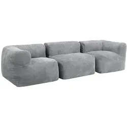 icon Sofa grau mit Schaumstofffüllung - Stilvolles Sofa für Wohnzimmer und Schlafzimmer, bietet hohen Komfort und Entspannung mit moderner Designästhetik.