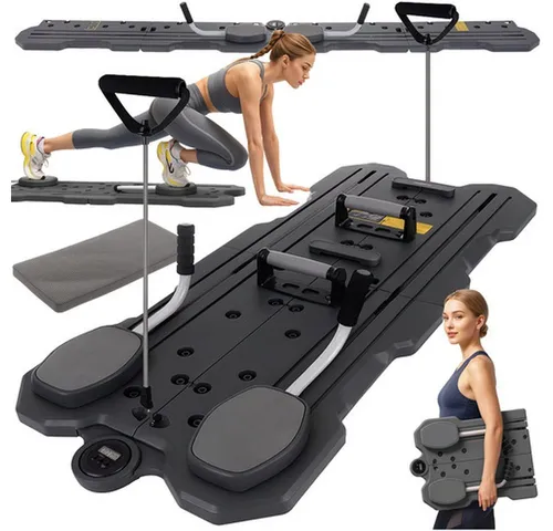 Klappbares Pilates Reformer Board mit LCD Zähler 26343 - Yoga- & Pilates-Zubehör, kompakt und leicht mit LCD Zähler für präzise Trainingsergebnisse, ideal für Zuhause oder im Studio.