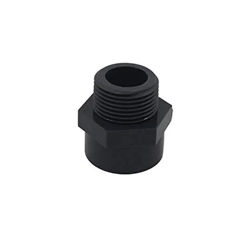 Gewindemuffe pvc 20 25 32 40 50 63 75 90 110mm muffennippel pvc übergangsnippe übergangsmuffennippel klebemuffe gewinde klebefitting pool (Innendurchmesser 40 mm - 1-1/4
