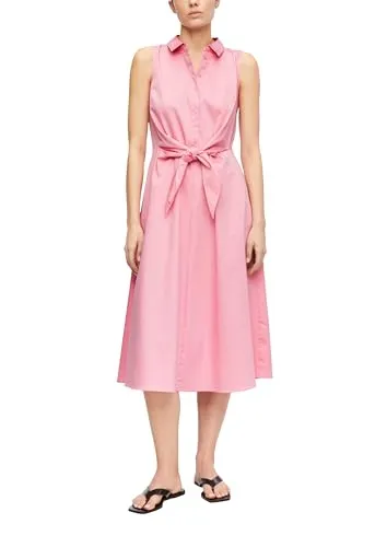 comma Maxikleid lila 40 - Elegantes Maxikleid in Lila, gefertigt aus einer bequemen Baumwollmischung, ideal für stilvolle Anlässe. Größe 40 und perfekt für den Sommer.