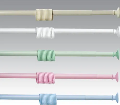 LikeKa Duschvorhangstange 160-270 cm Ausziehbar in beige von LikeKa