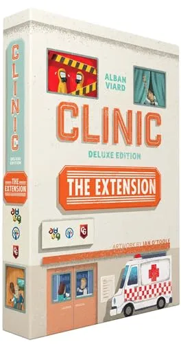 Capstone Games | Clinic Extension 1 | Board Game | Expansion | 1 to 4 Players Ages 14+