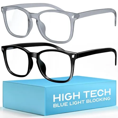 livho High Tech-Blaufilterbrille – Fortschrittliche Computerbrille mit Blaulichtblockierung – Schutz vor Augenermüdung und UV-Blendung
