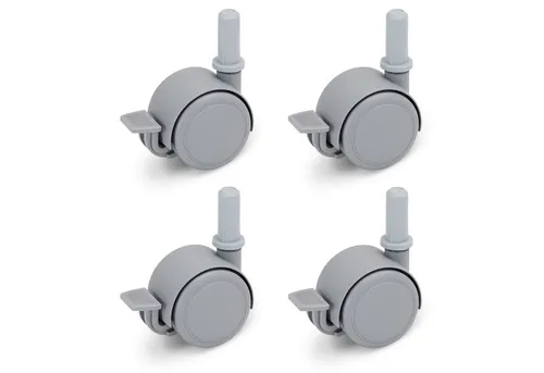 FabiMax Beistellbett Parkettrollensatz mit Bremse