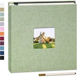 Yopih großes selbstklebendes Fotoalbum mit Leineneinband - Kreatives DIY-Fotoalbum für Hochzeiten, Geburtstage und mehr. Mit elegantem Leineneinband und hochwertigem Schutzfilm für langlebige Erinnerungen. Ideal zur individuellen Gestaltung!
