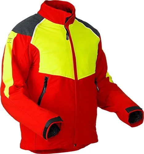 Pfanner® Schnittschutz Jacke Baumpfleger Klasse 1, Farbe:rot, Größe:XXL