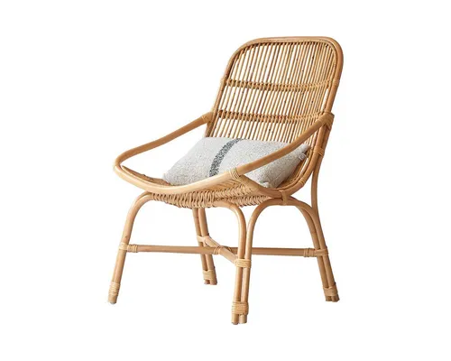 Tikamoon Gartenlounge-Set Outdoor Rattanstuhl - Naturfarben - Garten-Lounge-Set mit einem eleganten Rattanstuhl, ideal für den Außenbereich. Jedes Stück ist ein Unikat und vereint stilvolles Design mit Langlebigkeit.