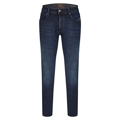 camel active 5-Pocket-Jeans Madison Stretch 32/34 - Jeans in Slim Fit, aus 92% Baumwolle für hohen Tragekomfort und Flexibilität, ideal für lässige Outfits.
