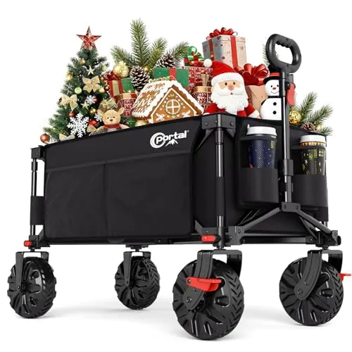 Faltbarer Bollerwagen mit Bremse von Portal