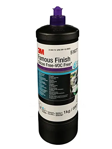 3M Perfect-it III Famous Finish 51677 - Hochglanz Politur - Autopflege & Motorradpflege: Innovative Politur für ein glänzendes Ergebnis, ideal für alle Klarlacksysteme, spart Zeit und Kosten durch hohe Schleifleistung und Glanzgrad.