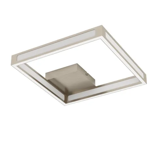 Eglo LED Deckenleuchte Altaflor nickel-matt 31,5 x 31,5 cm - Lampen mit warmweißem Licht, ideal für eine gemütliche Atmosphäre in jedem Raum.