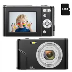 Digitalkamera 48MP mit 16x Zoom und HD-Display von INF