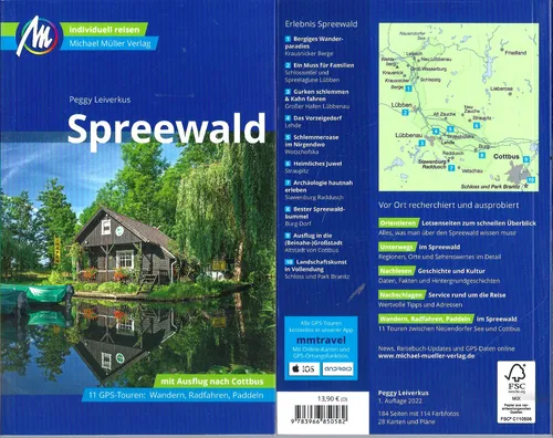 Spreewald - Michael Müller Reiseführer - mit Ausflug nach Cottbus - NEU - 2022