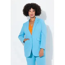 Angel of Style Blusenblazer Blazer Straight Loose-fit farbiges Futter blau 44