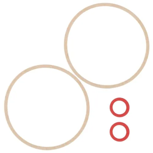 Create idea Vergaserdichtung für Rasenmäher, kompatibel mit Honda GCV170, GCV200, HRN216, OE 16010-Z9L-811, großer Kreis, ID 47,5 mm, Außendurchmesser 51,5 mm, kleiner Kreis, ID 8 mm, Außendurchmesser