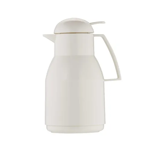 HELIOS Top Push Isolierkanne 1,0 l weiß
