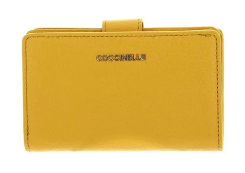 COCCINELLE Geldbörse Mini Wallet Grained Leather, aus echtem Rindsleder