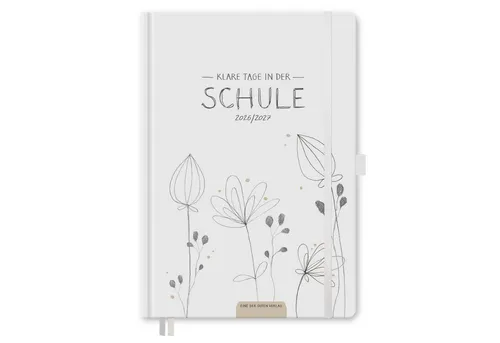 Eine der Guten Verlag Lehrerkalender 2026 2027 - 17x24, weiß, Hardcover - Der praktische Lehrerplaner für das Schuljahr 2026/2027 bietet Platz für Unterrichtsplanung, Notizen und To-do-Listen. Mit extra Seiten für Klassenarbeiten und Rückblicke zur Selbstreflexion ist er der optimale Begleiter für jeden Lehrer.