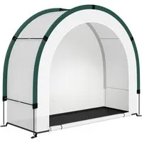 Furnicato Klappbares Gewächshaus 200 x 80 x 164 cm – Gewölbte Oberseite - Schützen Sie Ihre Pflanzen optimal im Balkon-Gewächshaus! Das klappbare Design ermöglicht schnellen Aufbau und platzsparende Lagerung. Robuste Abdeckung und stabiler Rahmen sorgen für Zuverlässigkeit in jeder Saison.