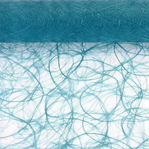 Sizoweb Tischband Türkis 25 Meter lang 20cm breit