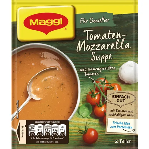 Maggi Für Genießer Tomaten Mozzarella Suppe 59g