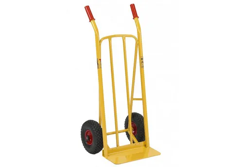 Ravendo Sackkarre 250 Kg CLS 250 LS - Robuste Transportlösung - Sackkarren mit 250 kg Tragkraft, ideal für schwere Lasten. Aus robustem Stahlrohr gefertigt, mit luftgefüllten Reifen für hohen Rollkomfort auf unebenen Flächen. Sofort einsatzbereit, Made in Dänemark.