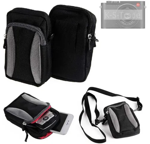 K-S-Trade Kameratasche für Leica Q3, Fototasche Gürtel-Tasche Holster Umhänge Tasche Kameratasche