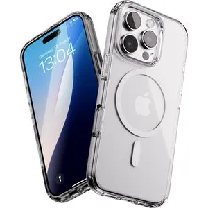 Woodcessories Handyhülle ECO806 Clear Case MagSafe transparent, für iPhone 16 Pro, aus Bio-Kunststoff, Backcover