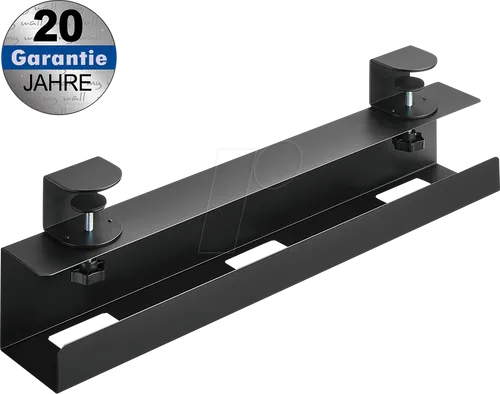 MYW HZ46-1L Kabelmanager Untertischmontage - Arbeitstisch-Technik mit Schraubklemmen für einfache Montage, sorgt für Ordnung und versteckt Kabel und Steckdosenleisten unter dem Tisch.